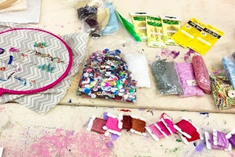 After Workshop: Bead Embroidery